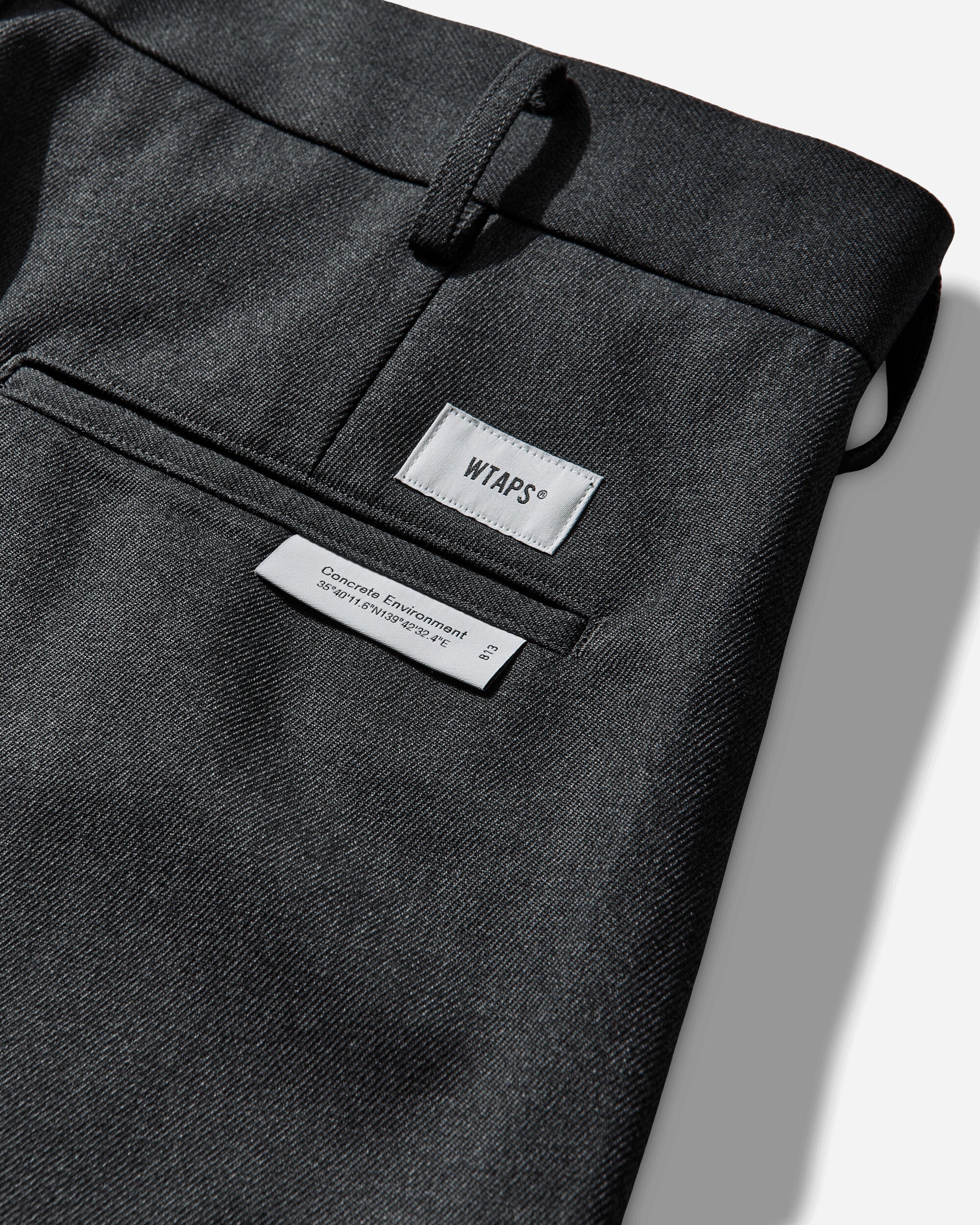 Men's TRDT1801 Trousers Charcoal - Image 3