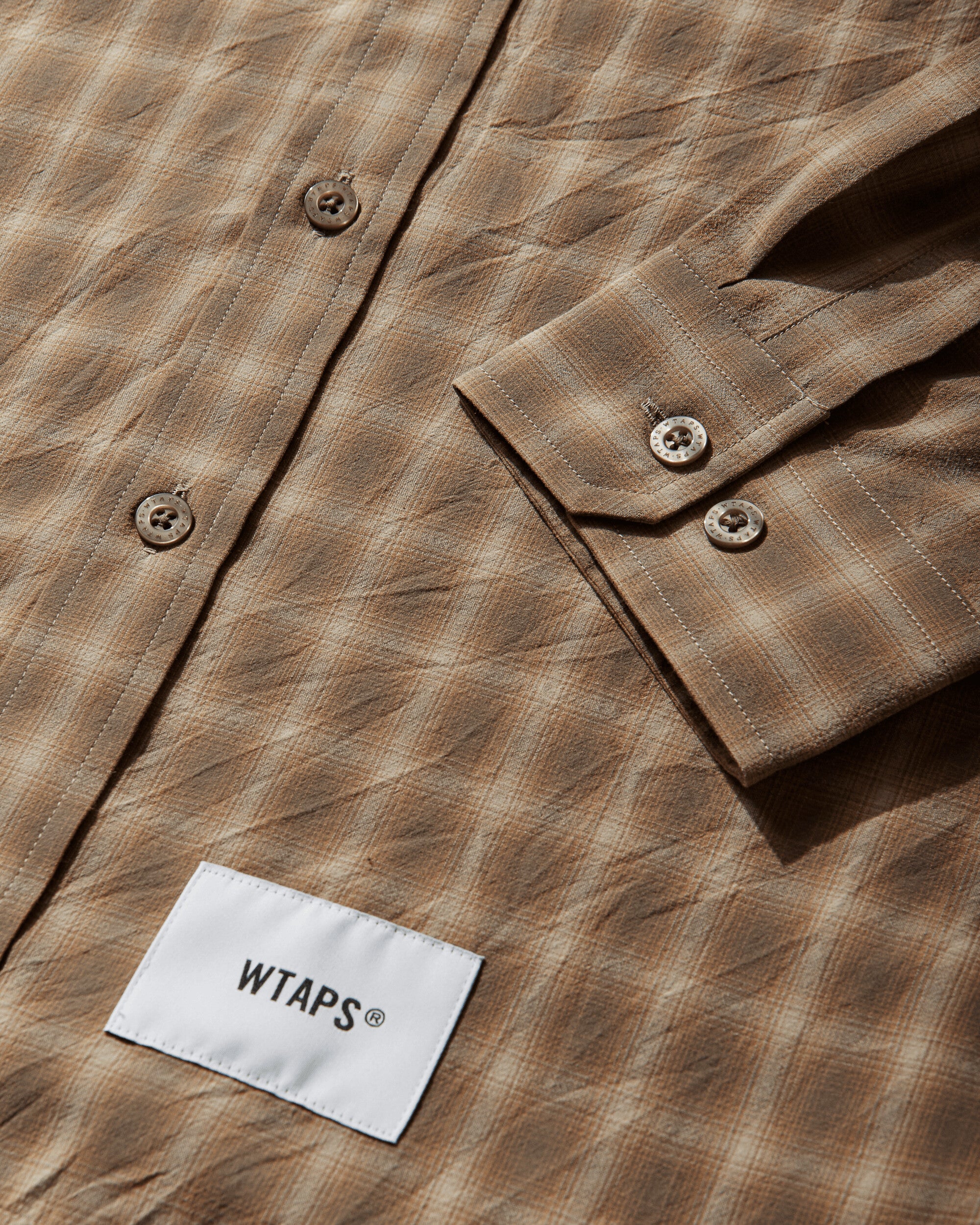 Men's TXT 01 Longsleeve Shirt Brown - Image 4