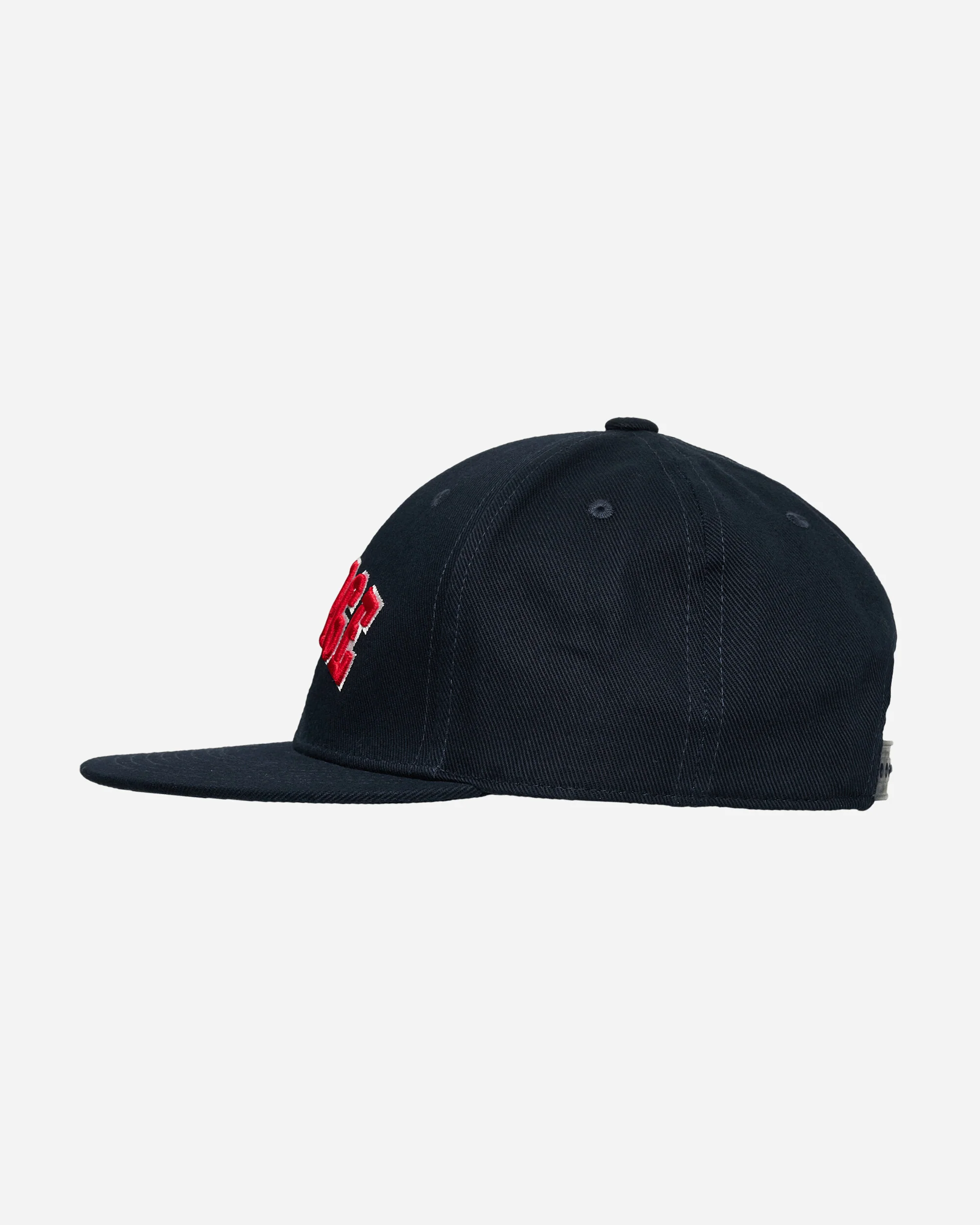 Round Logo Snapback Cap Navy - Image 3
