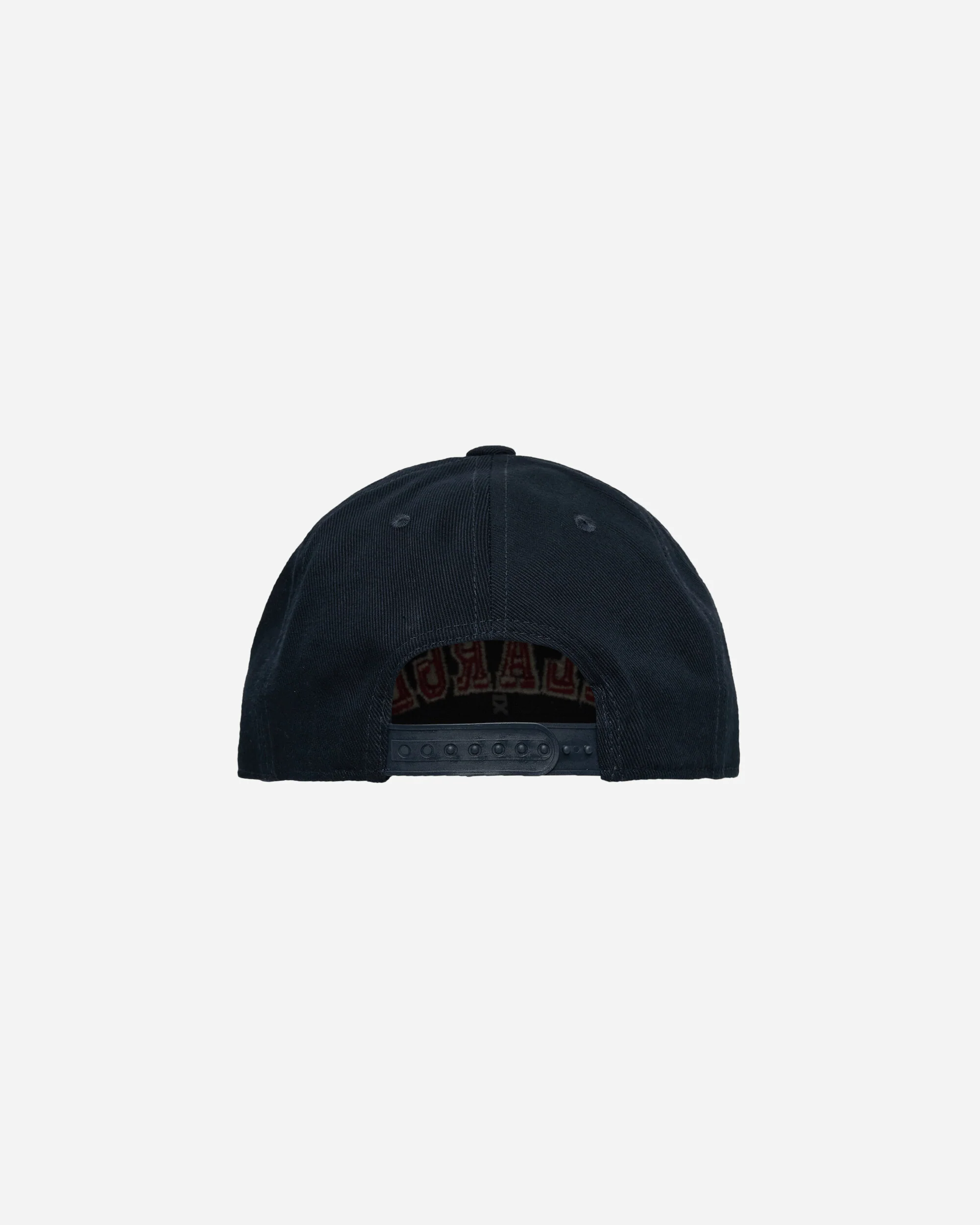 Round Logo Snapback Cap Navy - Image 4