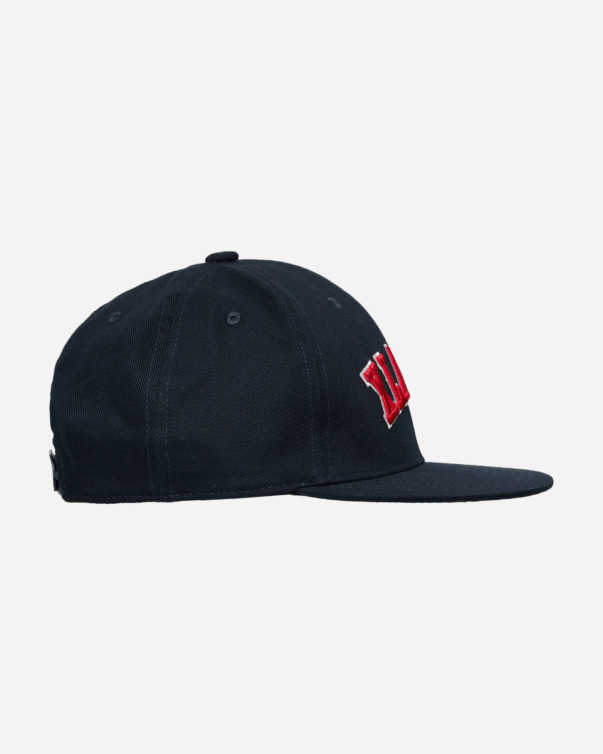 Round Logo Snapback Cap Navy - Image 5