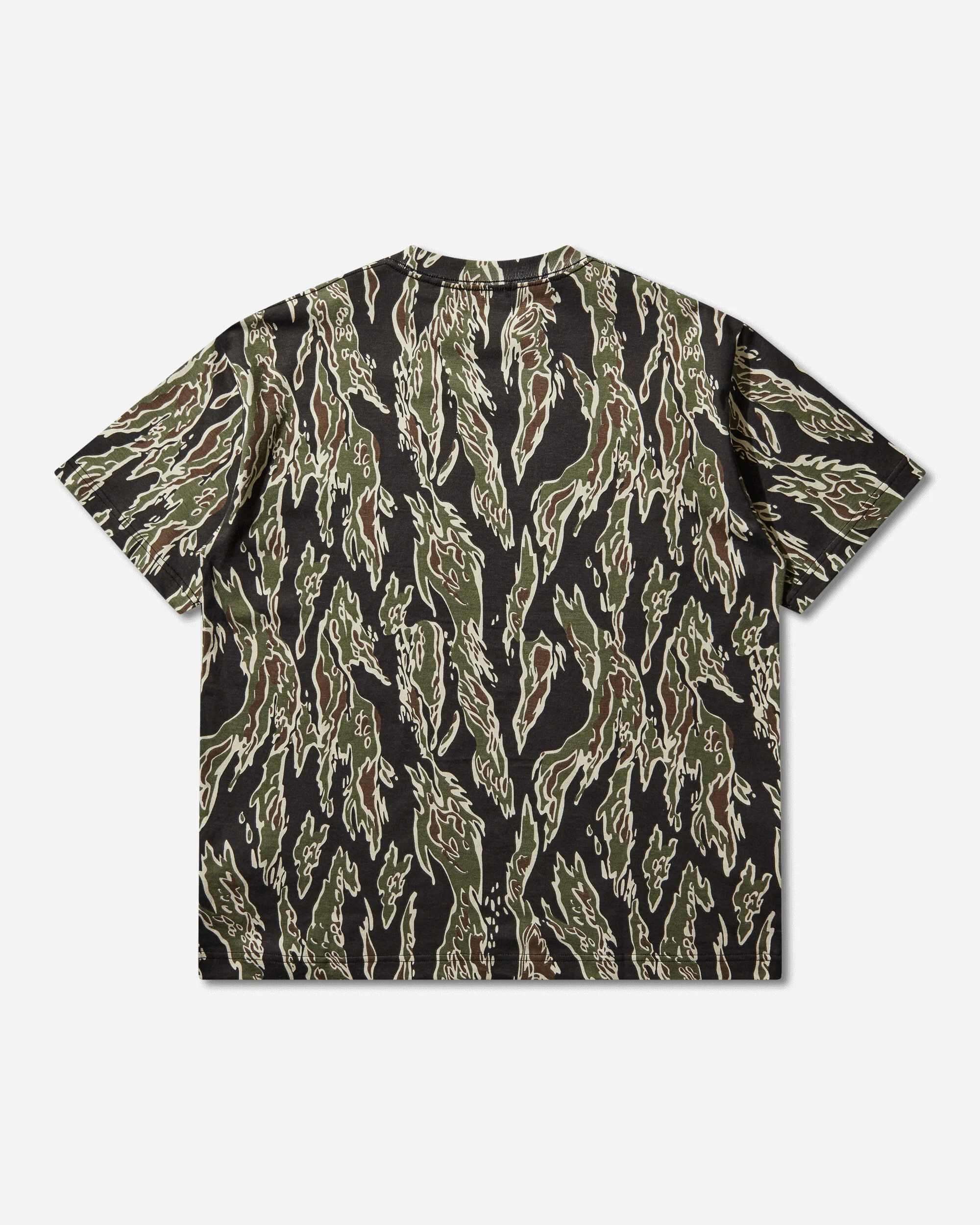 Men's Camo Urban Logo T-Shirt Olive - Image 2