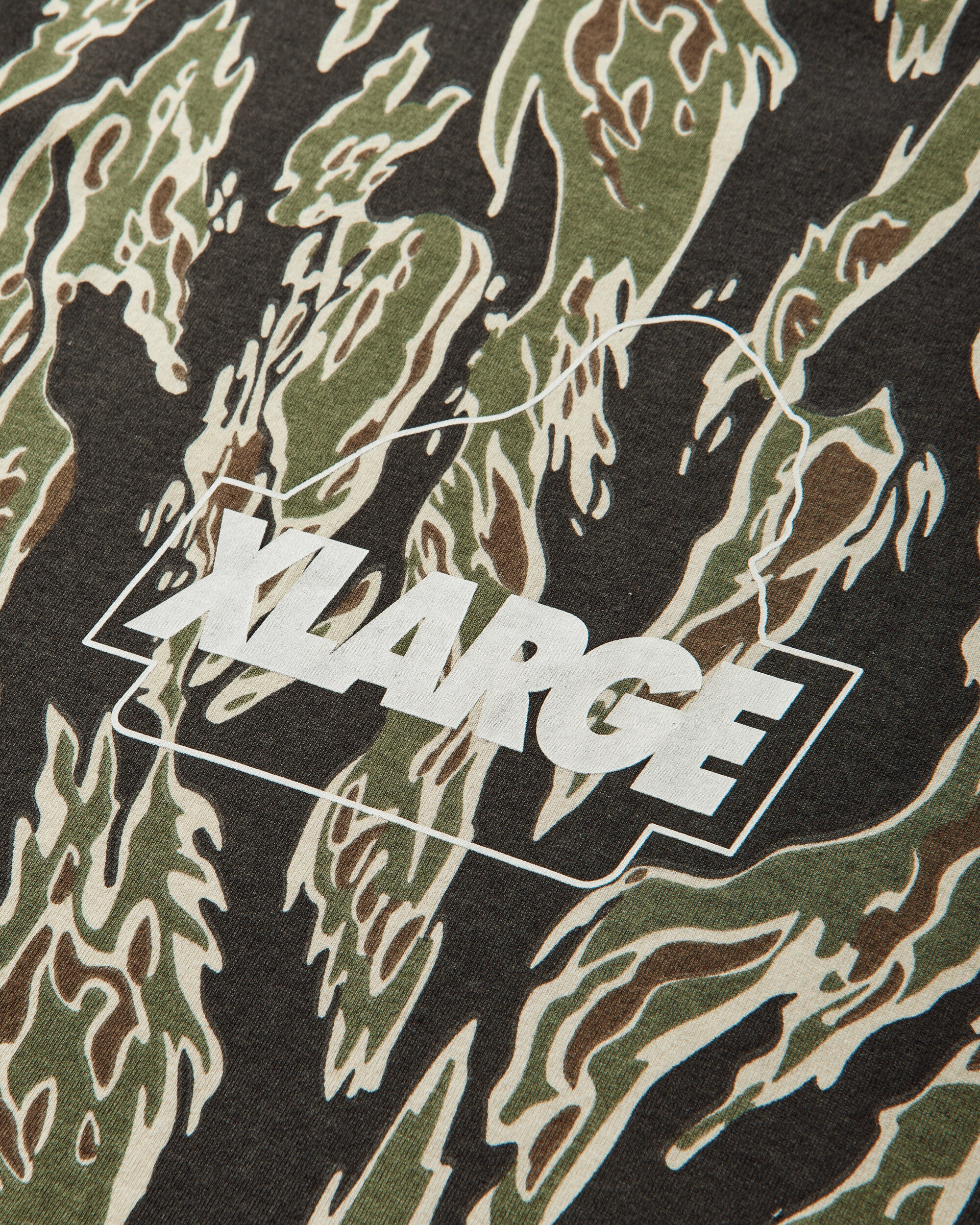 Men's Camo Urban Logo T-Shirt Olive - Image 3