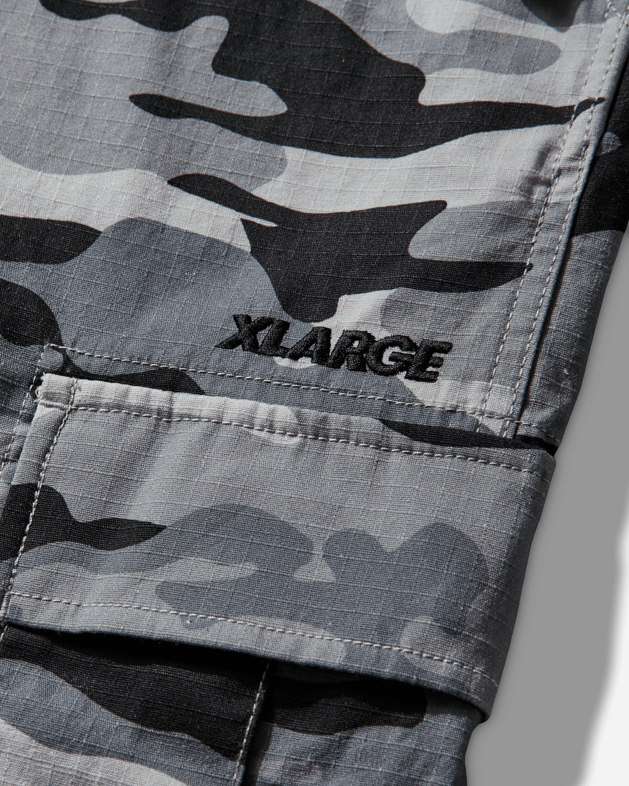 Men's Label Ripstop Cargo Pants Grey - Image 4