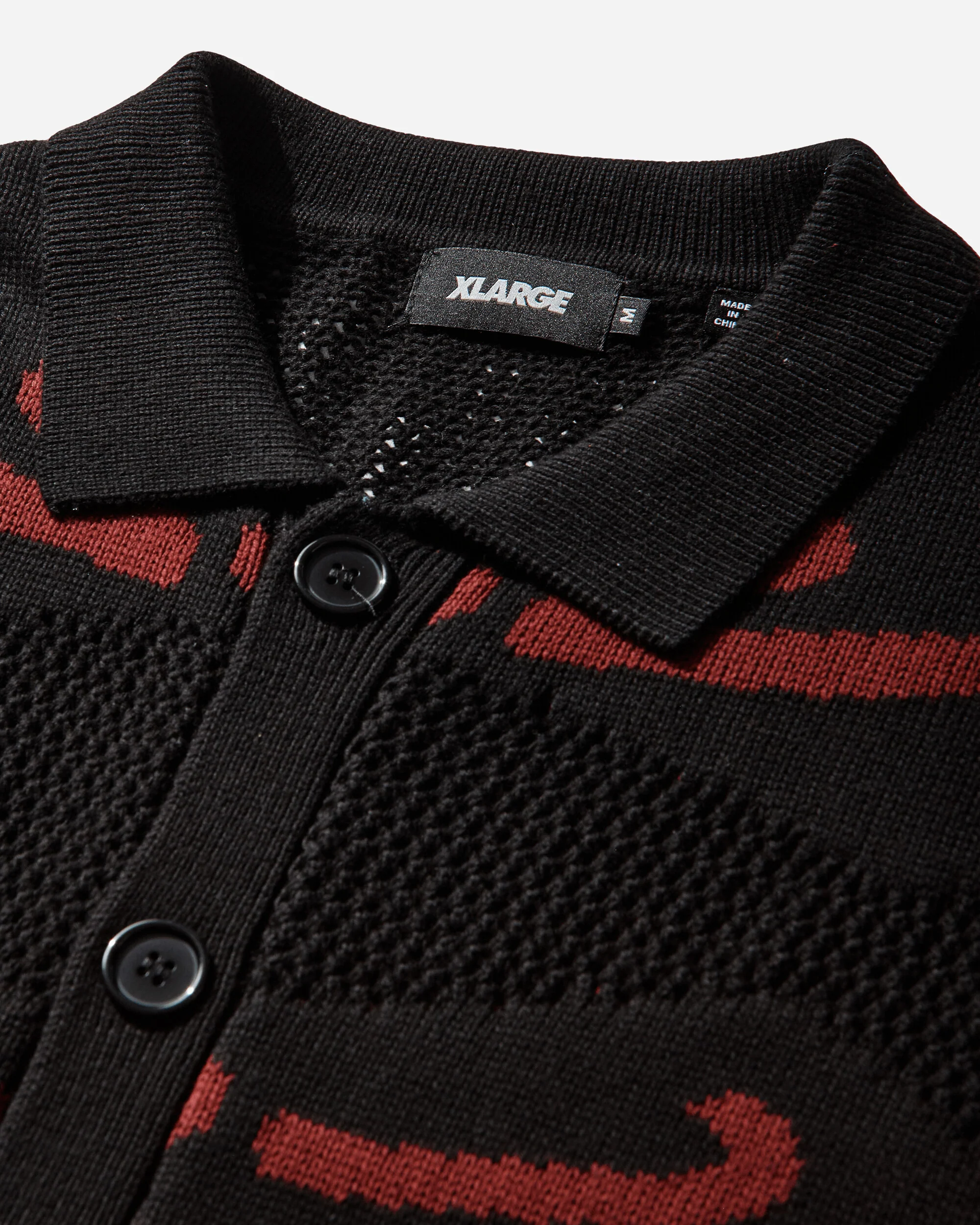 Men's Scanner Knit Cardigan Black - Image 4