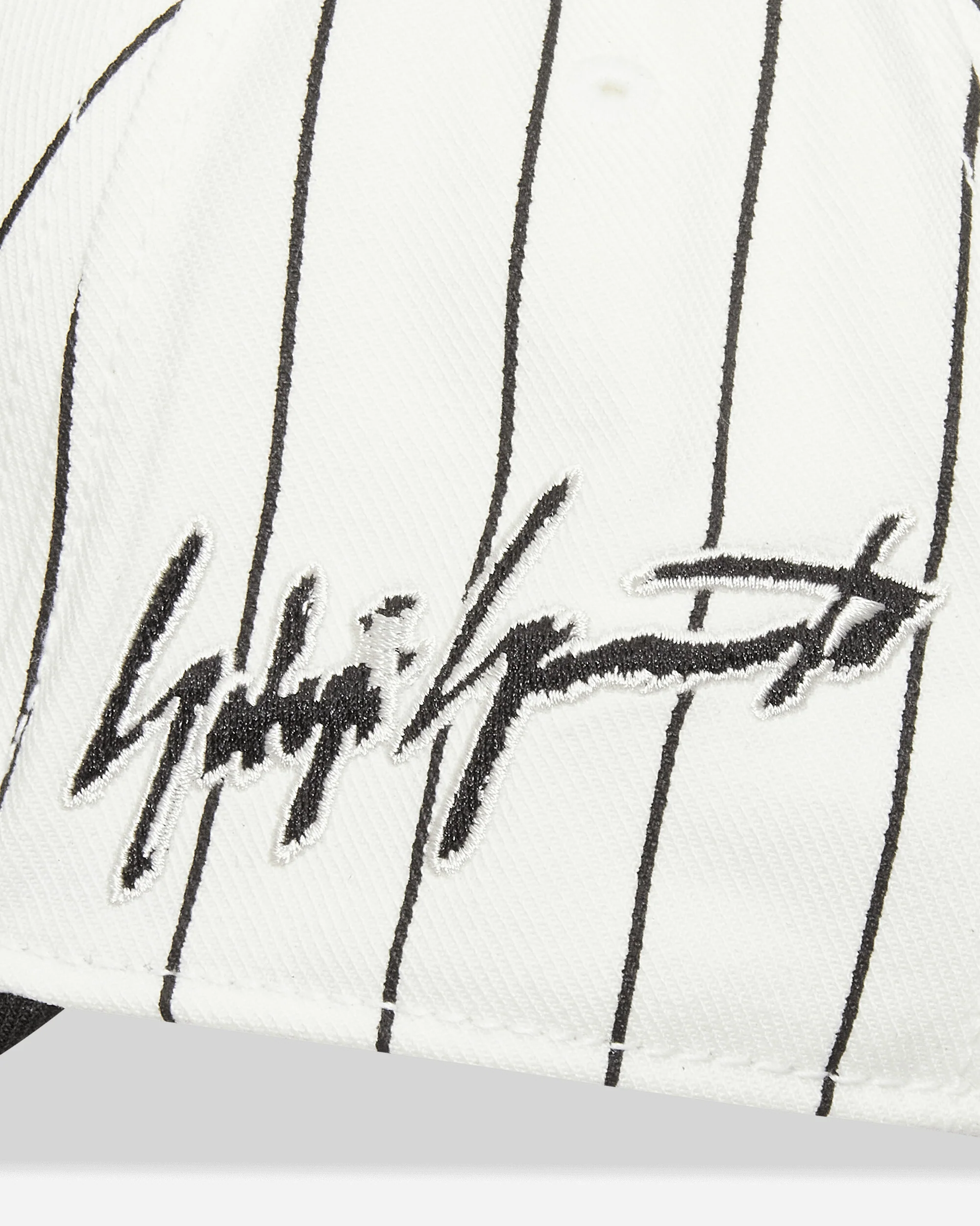 Y-3 Pinstripe Cap Chalk White - Image 6