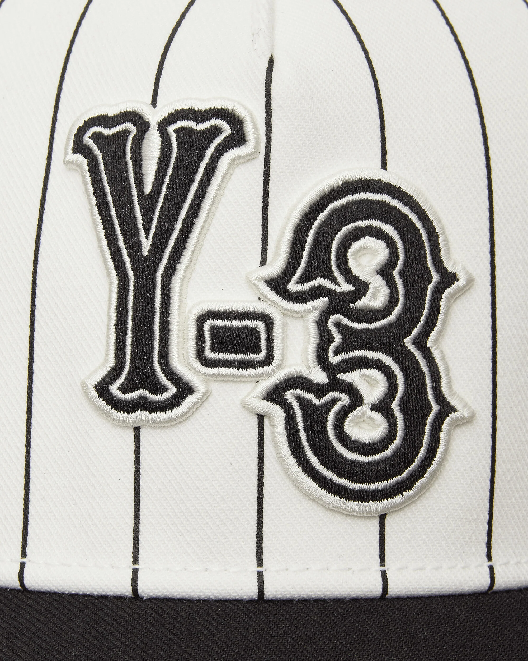 Y-3 Pinstripe Cap Chalk White - Image 7