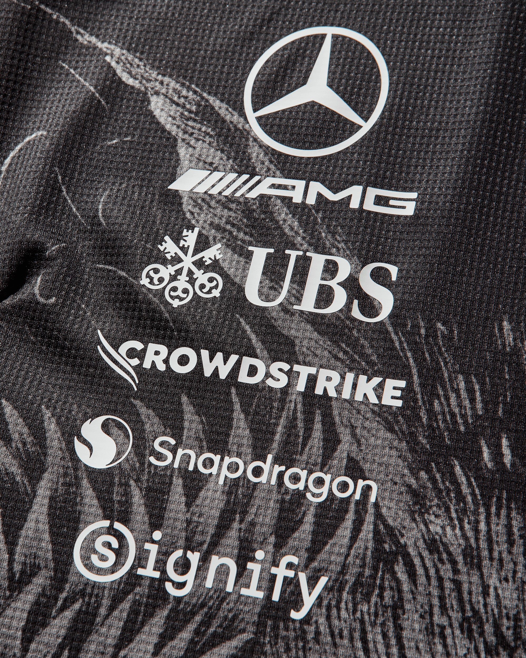 Mercedes-AMG Petronas Formula 1 Team Driver Shortsleeve Jersey Black - Image 3