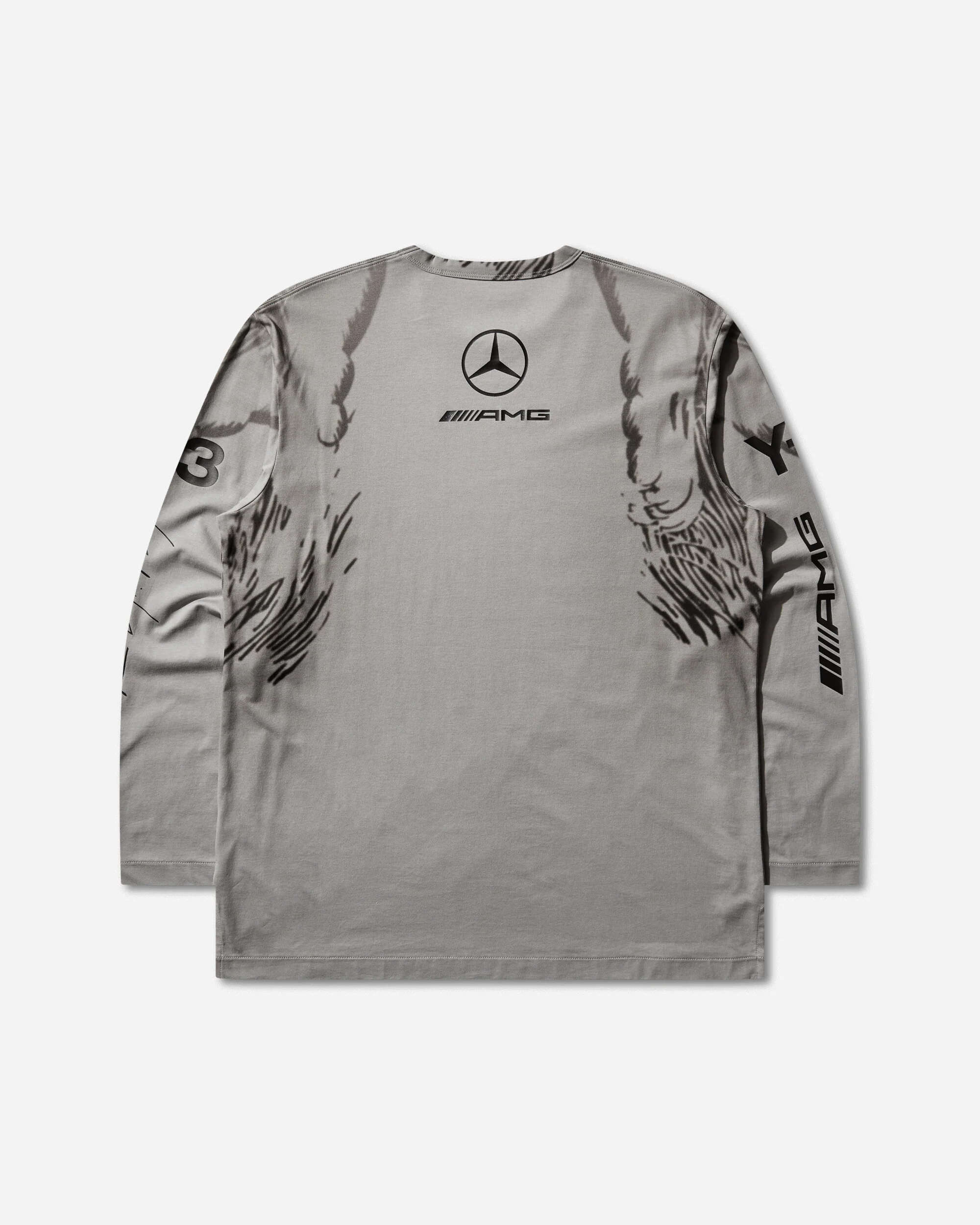 Mercedes-AMG Wolf Graphic Long Sleeve T-Shirt Black - Image 2