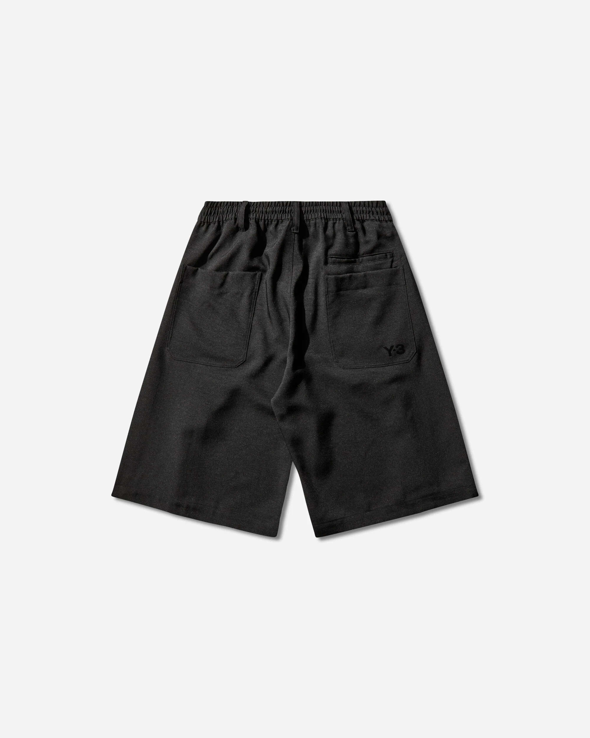 Y-3 Sport Uniform Pleated Shorts Black - Image 2