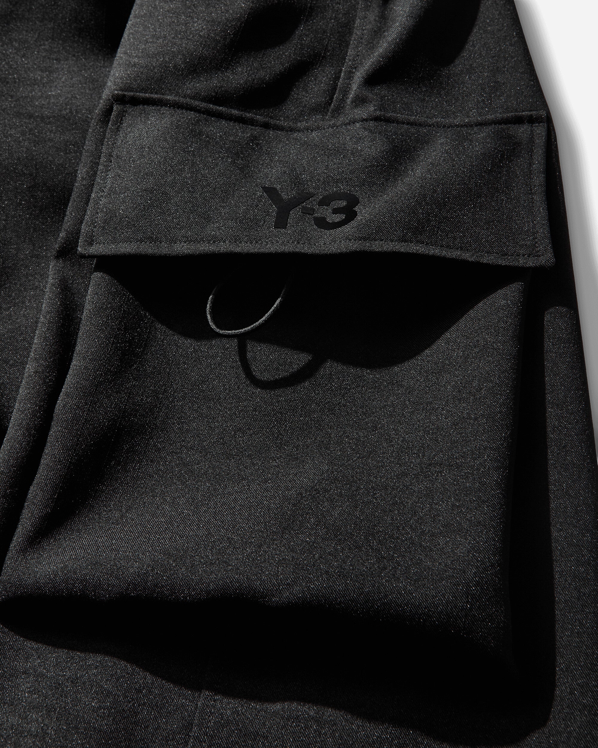 Y-3 Sport Uniform Wide Cargo Pants Black - Image 3