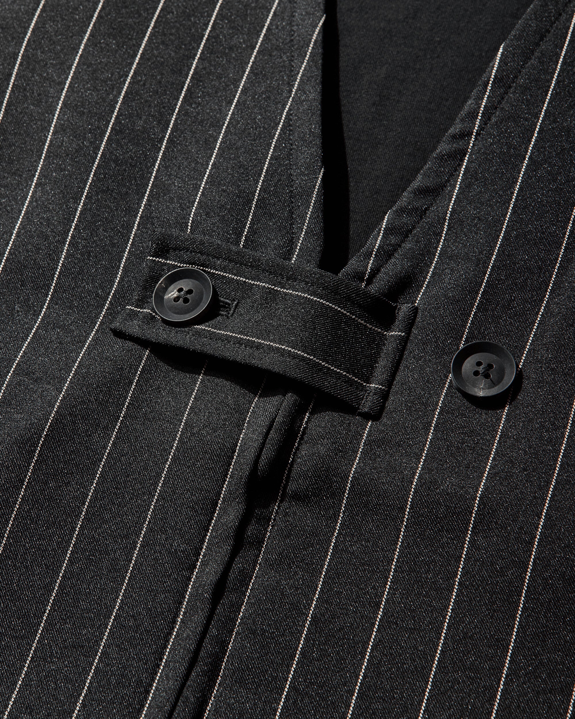 Y-3 Sport Uniform Pinstripe Tailored Vest Black - Image 4