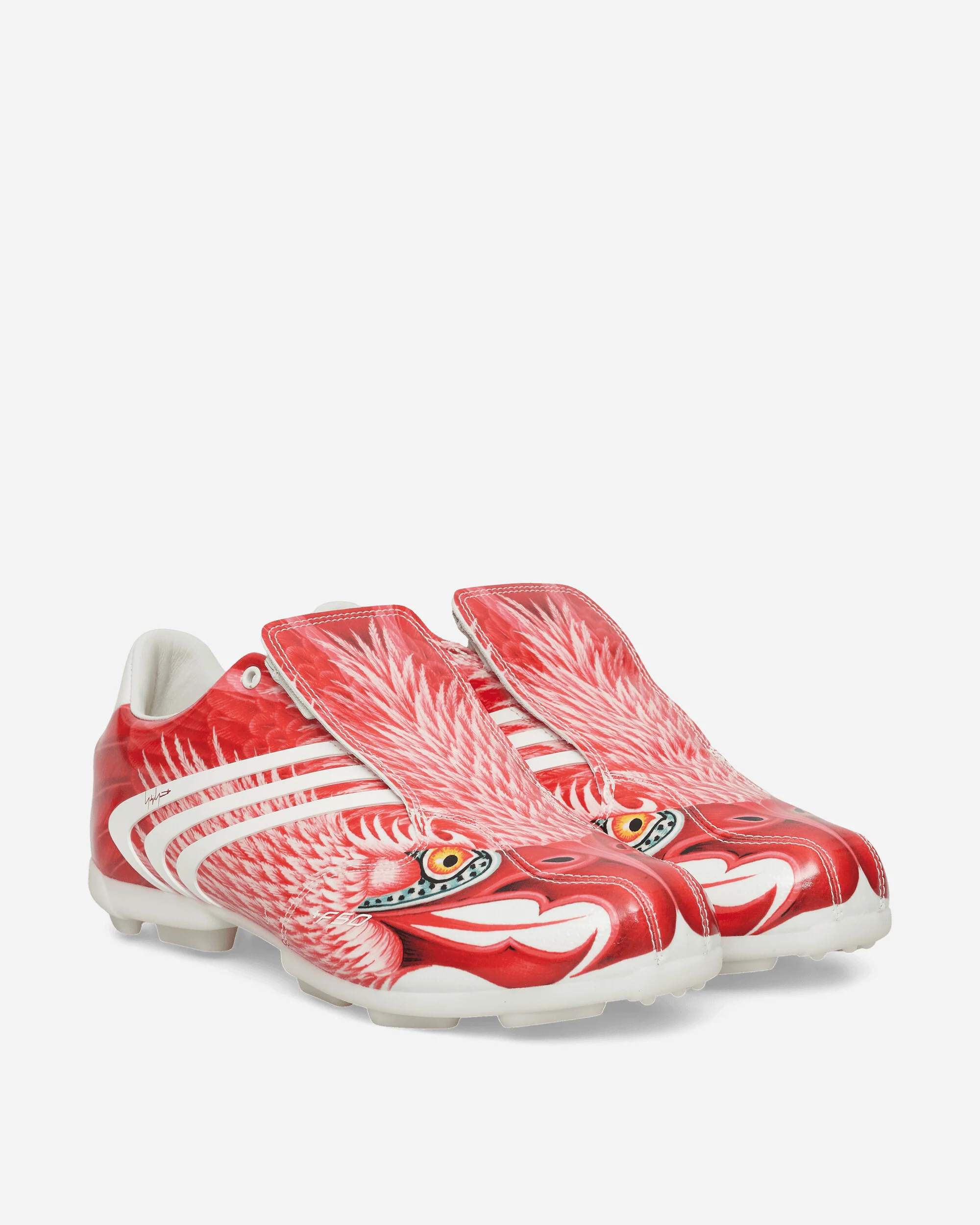 F50 Tunit Beast Sneakers Off White / Red - Image 2