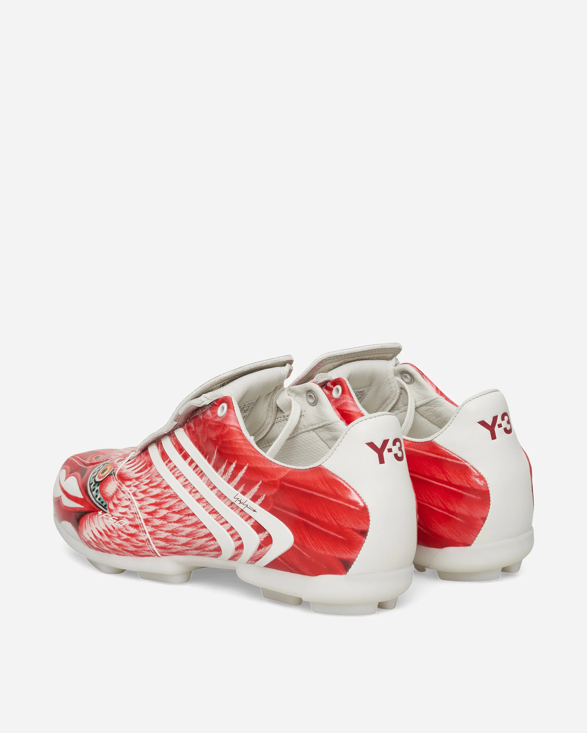 F50 Tunit Beast Sneakers Off White / Red - Image 4