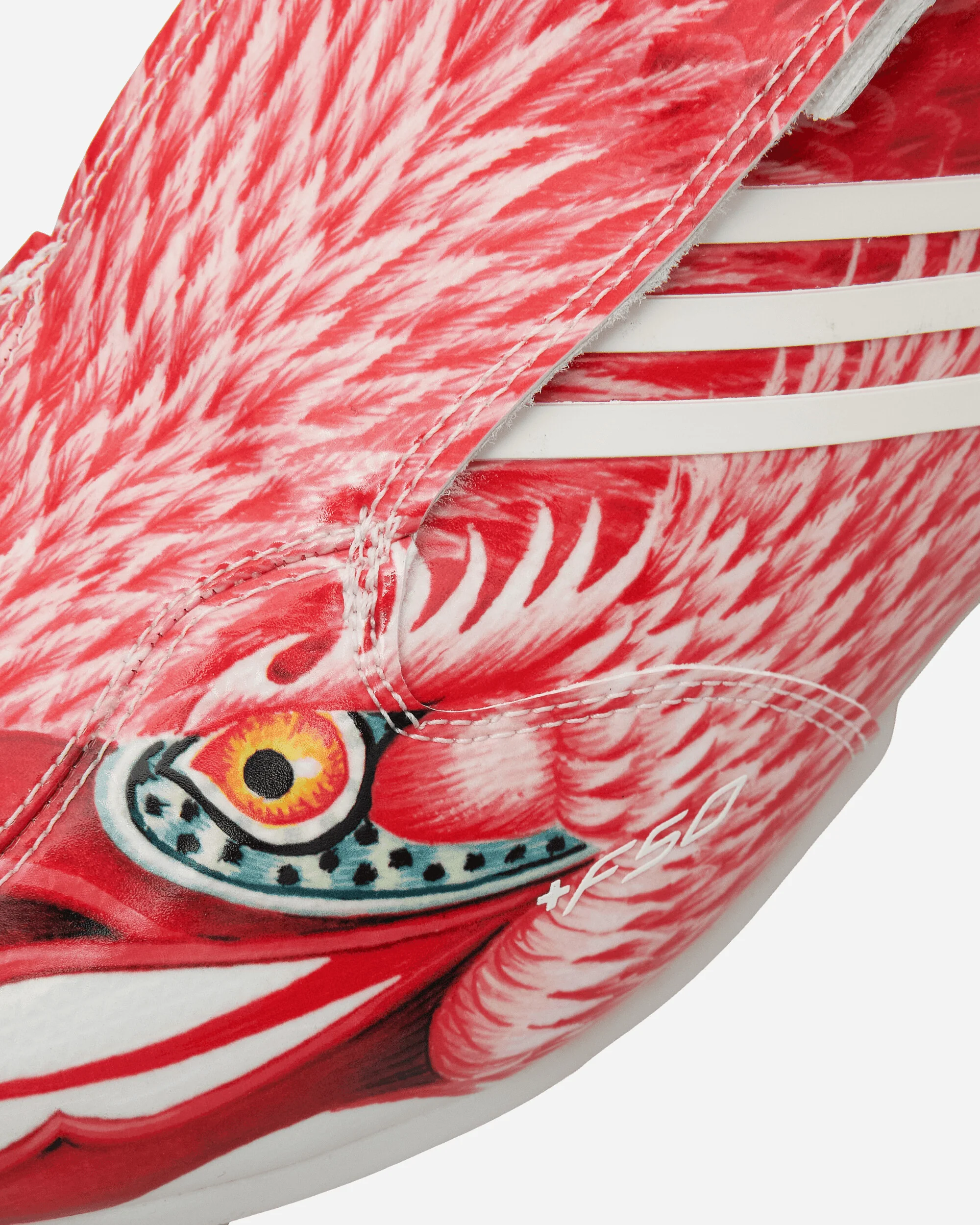 F50 Tunit Beast Sneakers Off White / Red - Image 6