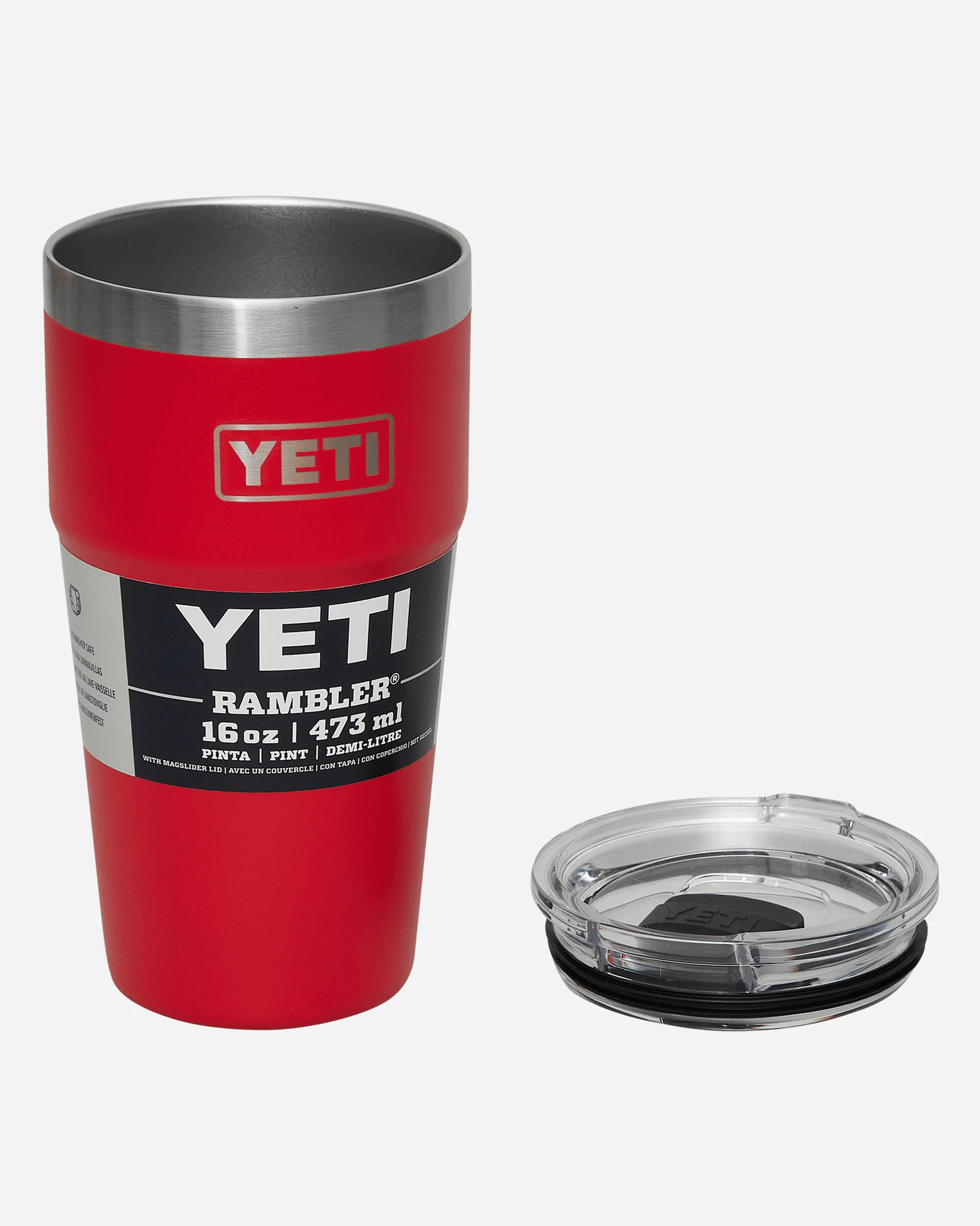 Single Rambler Stackable Cup Red - Image 3